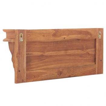 Wandgarderobe 80x16,5x35 cm Massivholz Teakholz