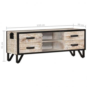 TV-Schrank 110x30x41 cm Massivholz Akazie