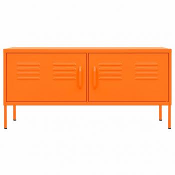 TV-Schrank Orange 105x35x50 cm Stahl    