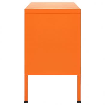 TV-Schrank Orange 105x35x50 cm Stahl    