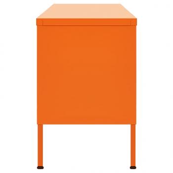 TV-Schrank Orange 105x35x50 cm Stahl