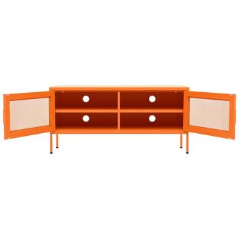 TV-Schrank Orange 105x35x50 cm Stahl