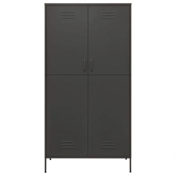 Kleiderschrank Anthrazit 90x50x180 cm Stahl