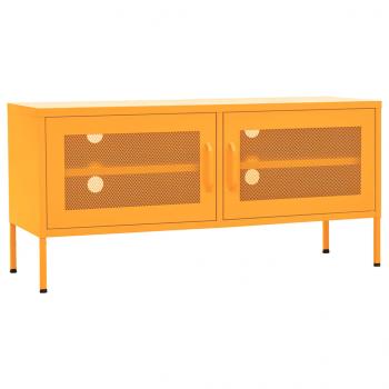 TV-Schrank Senfgelb 105x35x50 cm Stahl    