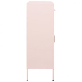 Lagerschrank Rosa 80x35x101,5 cm Stahl    