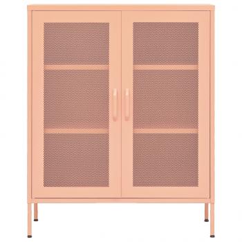 Lagerschrank Rosa 80x35x101,5 cm Stahl