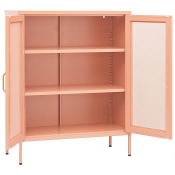 Lagerschrank Rosa 80x35x101,5 cm Stahl