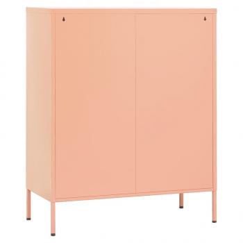 Lagerschrank Rosa 80x35x101,5 cm Stahl