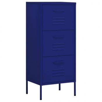 Lagerschrank Marineblau 42,5x35x101,5 cm Stahl