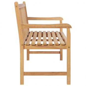 Gartenbank 114 cm Massivholz Teak