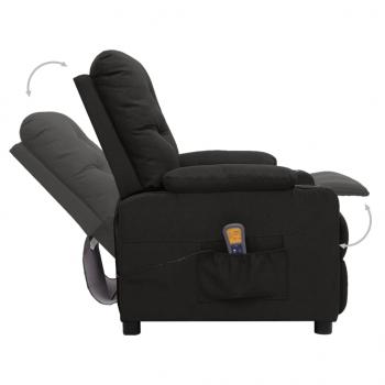 Massagesessel Schwarz Stoff