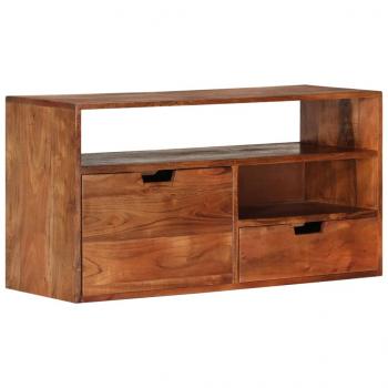 TV-Schrank 80x30x42 cm Massivholz Akazie