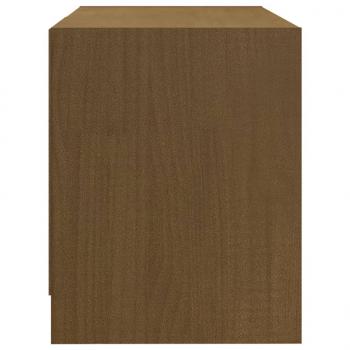 TV-Schrank Honigbraun 80x31x39 cm Massivholz Kiefer