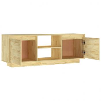 TV-Schrank 110x30x40 cm Massivholz Kiefer