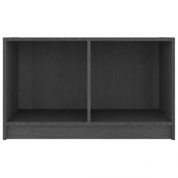 TV-Schrank Grau 70x33x42 cm Massivholz Kiefer