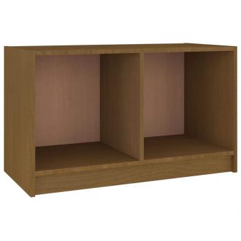 TV-Schrank Honigbraun 70x33x42 cm Massivholz Kiefer