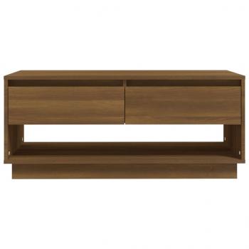 Couchtisch Braun Eichen-Optik 102,5x55x44 cm Holzwerkstoff