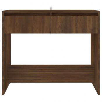 Konsolentisch Braun Eichen-Optik 89x41x76,5 cm Holzwerkstoff