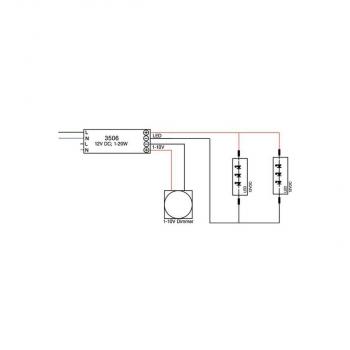 Brumberg LED-Netzgerät 12 V DC, 1-10 V dimmbar (3506)