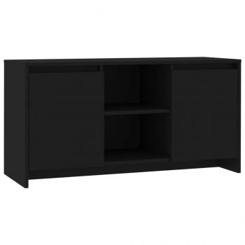 TV-Schrank Schwarz 102x37,5x52,5 cm Holzwerkstoff