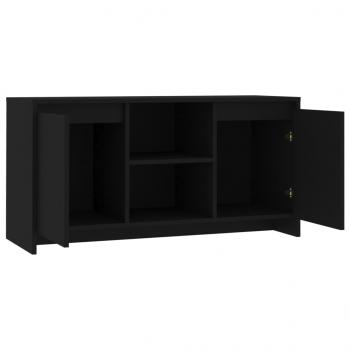 TV-Schrank Schwarz 102x37,5x52,5 cm Holzwerkstoff