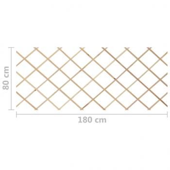 Rankzäune 5 Stk. Massivholz Tanne 180x80 cm