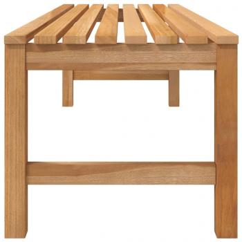 Gartenbank 150 cm Massivholz Teak