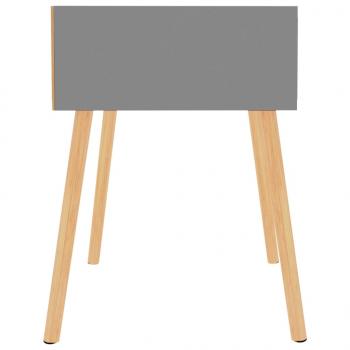 Nachttische 2 Stk. Grau 40x40x56 cm Holzwerkstoff