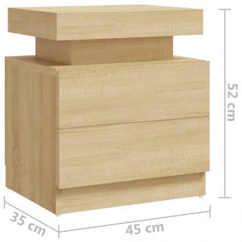 Nachttisch Sonoma-Eiche 45x35x52 cm Holzwerkstoff