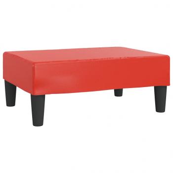 Fußhocker Rot 78x56x32 cm Kunstleder 