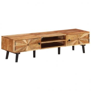 ARDEBO.de - TV-Schrank 145x35x35 cm Akazie Massivholz