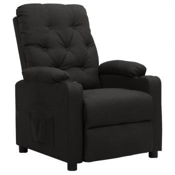 ARDEBO.de - Relaxsessel Schwarz Stoff