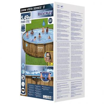 Bestway Power Steel Swimmingpool-Set 549x122 cm