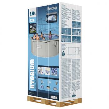 Bestway Hydrium Oberirdisches Frame-Pool Rund 360x120 cm