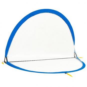 Kinder Fußballtore 2 Stk. Aufbewahrungstasche 183x117,5x120,5cm