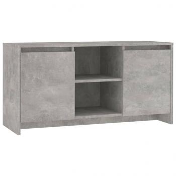 TV-Schrank Betongrau 102x37,5x52,5 cm Holzwerkstoff