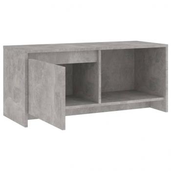 TV-Schrank Betongrau 90x35x40 cm Holzwerkstoff