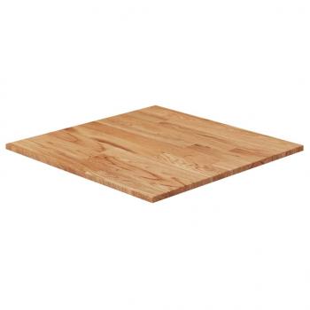 ARDEBO.de - Tischplatte Quadratisch Hellbraun 60x60x1,5cm Behandelte Eiche