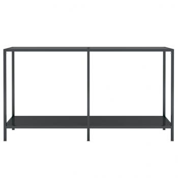 Konsolentisch Schwarz 140x35x75,5 cm Hartglas