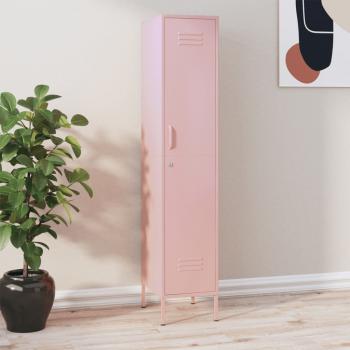 ARDEBO.de - Schließfachschrank Rosa 35x46x180 cm Stahl 