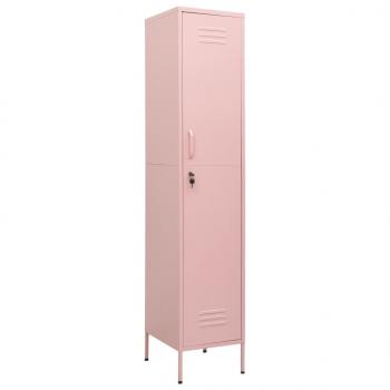 Schließfachschrank Rosa 35x46x180 cm Stahl 