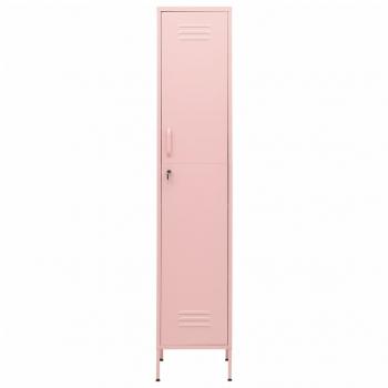 Schließfachschrank Rosa 35x46x180 cm Stahl 