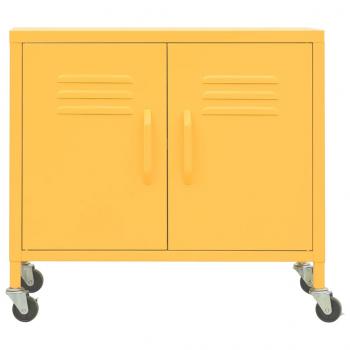 Lagerschrank Senfgelb 60x35x56 cm Stahl