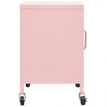 Lagerschrank Rosa 60x35x56 cm Stahl