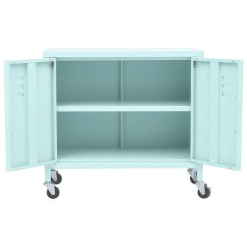 Lagerschrank Mintgrün 60x35x56 cm Stahl