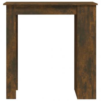 Bartisch mit Regal Räuchereiche 102x50x103,5cm Holzwerkstoff