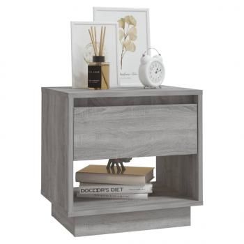 Nachttische 2 Stk. Grau Sonoma 45x34x44 cm Holzwerkstoff