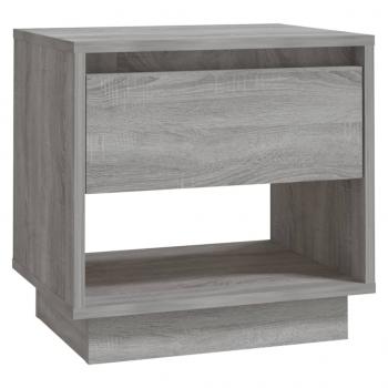 Nachttische 2 Stk. Grau Sonoma 45x34x44 cm Holzwerkstoff