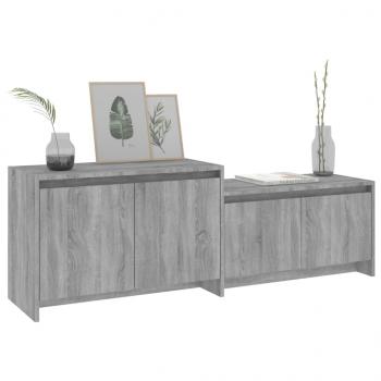 TV-Schrank Grau Sonoma 146,5x35x50 cm Holzwerkstoff