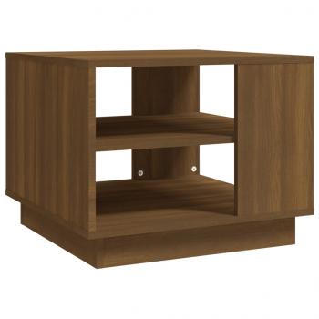 Couchtisch Braun Eichen-Optik 55x55x43 cm Holzwerkstoff